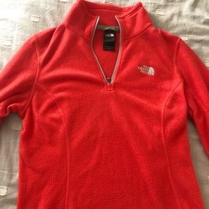 Coral North Face Pullover